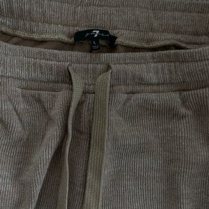 7 for all mankind Tan Knit Joggers